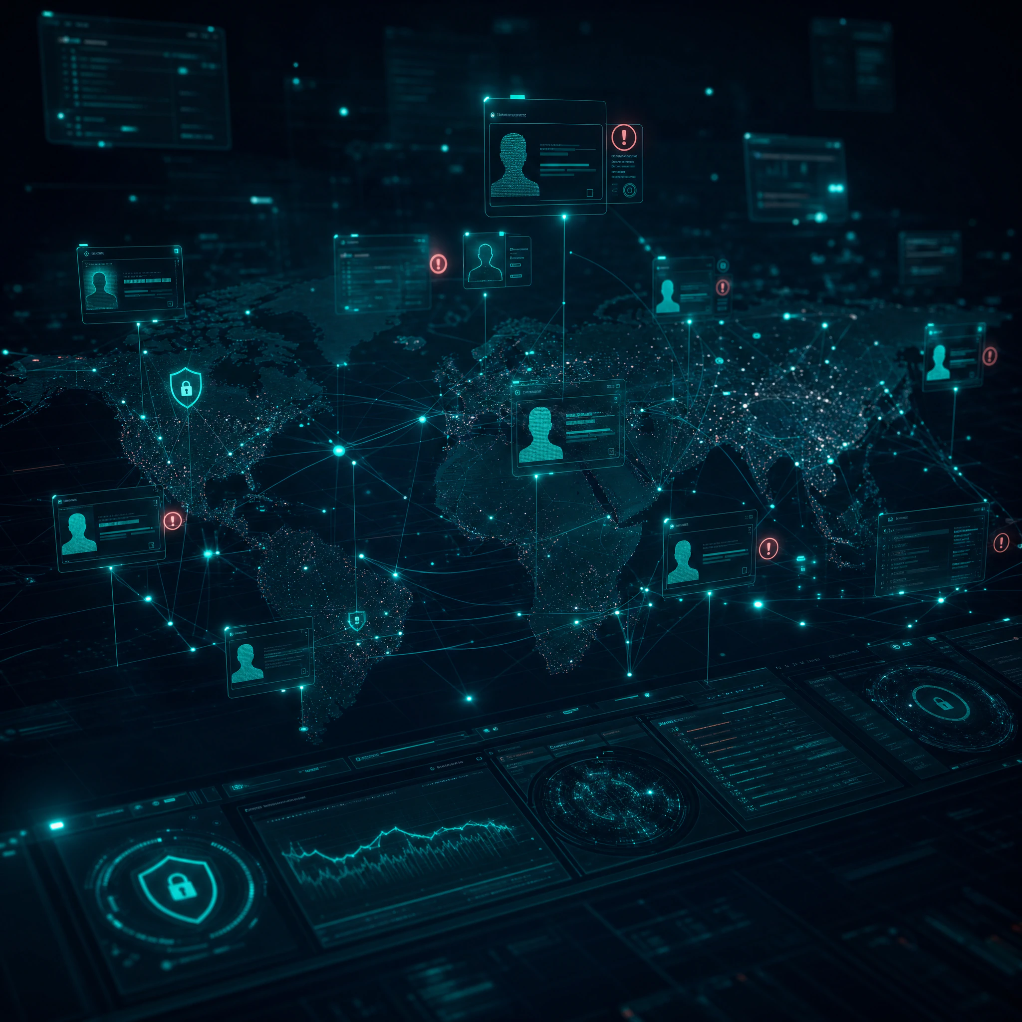 Identity exposure monitoring dashboard